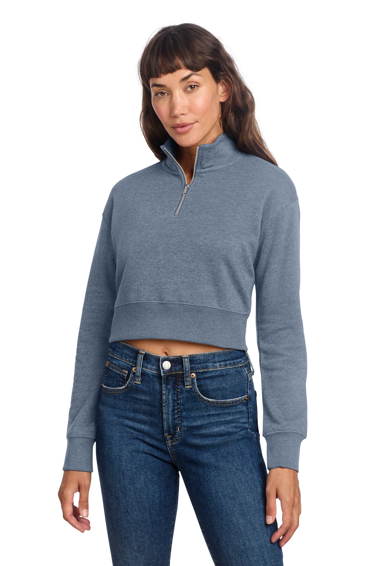Fleece 1/2-Zip Crop