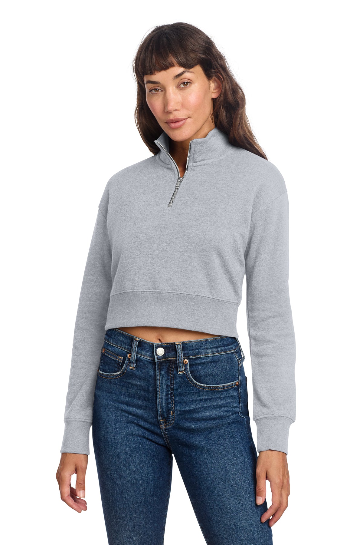 Fleece 1/2-Zip Crop