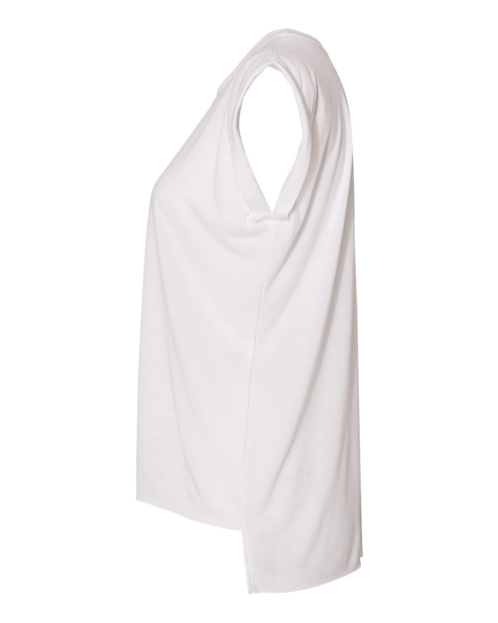 Bella + Canvas - Women's Flowy Rolled Cuffs Muscle Tee - 8804