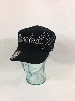Baseball Rhinestone Hat