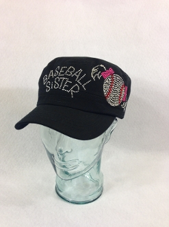 Baseball Rhinestone Hat