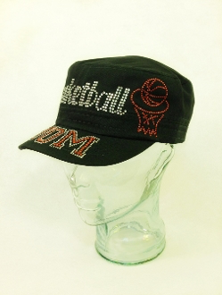 Basketball Rhinestone Hat
